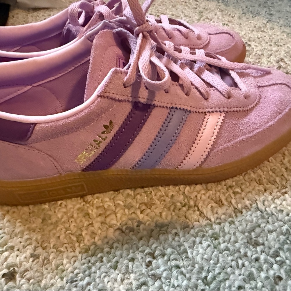 Adidas Purple and Pink Sneakers Classic Retro Design